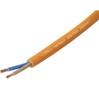 TRU COMPONENTS TC-13536996 Câble à gaine caoutchouc H07RN-F 2 x 6 mm² orange Marchandise vendue au mètre