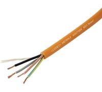 TRU COMPONENTS TC-13537012 Câble à gaine caoutchouc H07RN-F 4 G 1.5 mm² orange Marchandise vendue au mètre