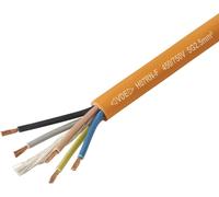 TRU COMPONENTS TC-13537020 Câble à gaine caoutchouc H07RN-F 5 G 2.5 mm² orange Marchandise vendue au mètre