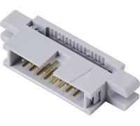 TRU COMPONENTS TC-13537808 Connecteur fil à carte avec bride de fixation Pas: 2.54 mm Nbr total de pôles: 16 Nbr de rangées: 2