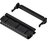 TRU COMPONENTS TC-13537816 Connecteur fil à carte avec décharge de traction Pas: 2.54 mm Nbr total de pôles: 26 Nbr de rangées: 2