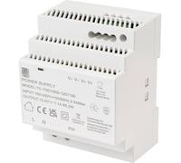 TRU COMPONENTS TC-13710884 Alimentation rail DIN Consommation (veille) 0.3 W 12 V/DC 7.1 A 85.2 W Nbr. de sorties:1 x Contenu