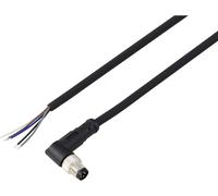 TRU COMPONENTS TC-13751876 Câble de raccordement M8 x 1 mâle, coudé 5 m Nombre de pôles: 5 1 pc(s)