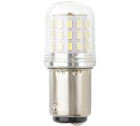 TRU COMPONENTS TC-13776180 Voyant de signalisation LED blanc BA15d 10 V/DC, 30 V/DC 250 lm