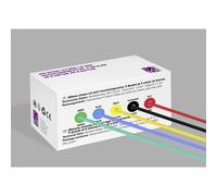 TRU COMPONENTS TC-14085020 Fil tressé à gaine silicone 1.0 mm² rouge, noir,