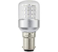 TRU COMPONENTS TC-14124712 Voyant de signalisation LED vert Cylindre BA15d 100 V/AC, 240 V/AC 500 lm