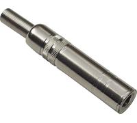 TRU COMPONENTS TC-2517024 Jack 6.35 mm femelle, droit mono argent 50 pc(s)