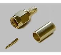 TRU COMPONENTS TC-2520014 Connecteur SMA mâle, droit 50 Ω 100 pc(s)