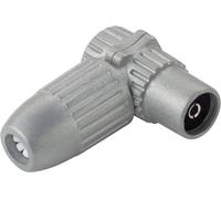 TRU COMPONENTS TC-2520020 Raccord coudé coaxial métal Connexions: Prise coaxiale IEC Diamètre de câble: 9.50 mm 100 pc(s)