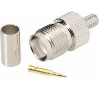 TRU COMPONENTS TC-2520029 Connecteur TNC à polarité inversée femelle, droit 50 Ω 100 pc(s)