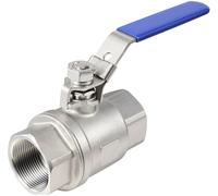 TRU COMPONENTS TC-2PC-DN40-316 TC-12770364 Robinet à boisseau sphérique standard Filetage intérieur: G1 1/2 64 bar (max) 1 pc(s)