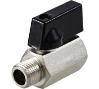 TRU COMPONENTS TC-304SM-FM1/4G TC-12770384 Robinet à boisseau sphérique standard Filetage intérieur: G1/4 Filetage extérieur: G1/4 16 bar (max) 1 pc(s)