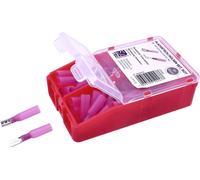 TRU COMPONENTS TC-6646688 Assortiment de cosses à sertir 0.50 mm² 1.50 mm² rouge 60 pc(s)