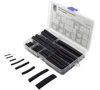 TRU COMPONENTS TC-6793940 Assortiment de gaines thermorétractables noir Taux de retreint:3:1 100 pc(s)