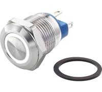 TRU COMPONENTS TC-7494664 TC-GQ12-AF-10E/J/W/12V/S Bouton-poussoir antivandalisme 48 V/DC 2 A 1 x Off/(On) à rappel blanc IP65 1 pc(s)