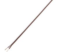 TRU COMPONENTS TC-7815664 Câble haut-parleur 2 x 0.34 mm² marron 25 m