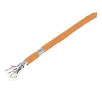 TRU COMPONENTS TC-7892844 Câble réseau CAT 7 S/FTP 4 x 2 x 0.24 mm² orange 50 m