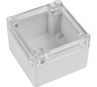 TRU COMPONENTS TC-7910748 Boîtier universel 82 x 80 x 55 ABS-PC gris 1 pc(s)