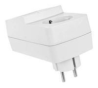 TRU Components Boîtier TC-7911084 avec fiche secteur 129 x 65 x 75 ABS gris 1 pc