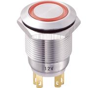 TRU COMPONENTS TC-8831256 LAS1-GQ-11E/R/12V Interrupteur antivandalisme 250 V/AC 5 A 1 x Off/(On) à rappel rouge IP65 1 pc(s)