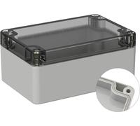 TRU COMPONENTS TC-9065456 Boîtier d'extérieur 120 x 80 x 55 Polycarbonate gris
