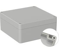 TRU COMPONENTS TC-9065460 Boîtier d'extérieur 122 x 120 x 55 Polycarbonate gris clair (RAL 7035) 1 pc(s)