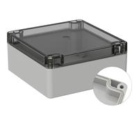 TRU COMPONENTS TC-9065464 Boîtier dextérieur 122 x 120 x 55 Polycarbonate gris clair (RAL 7035) 1 pc(s)