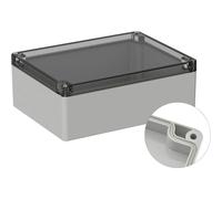 TRU COMPONENTS TC-9065492 Boîtier d'extérieur 200 x 150 x 75 Polycarbonate gris