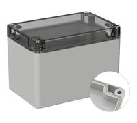TRU COMPONENTS TC-9065504 Boîtier d'extérieur 120 x 80 x 85 Polycarbonate gris