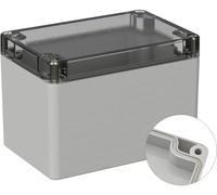 TRU COMPONENTS TC-9065504 Boîtier d'extérieur 120 x 80 x 85 Polycarbonate gris