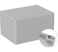 TRU COMPONENTS TC-9065528 Boîtier dextérieur 160 x 120 x 90 Polycarbonate gris clair (RAL 7035) 1 pc(s)