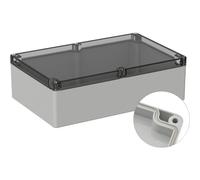 TRU COMPONENTS TC-9065576 Boîtier d'extérieur 300 x 230 x 85 Polycarbonate gris