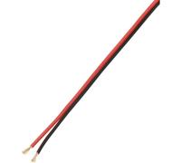 TRU COMPONENTS TC-9202504 Câble haut-parleur 2 x 0.75 mm² noir-rouge 100 m