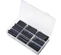 TRU COMPONENTS TC-9508156 Assortiment de gaines thermorétractables noir Taux de retreint:3:1 300 pc(s)