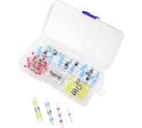TRU COMPONENTS TC-9508160 Prolongateur coffret d'assortiment, cosse cylindrique mâle incluse 6 mm² 6 mm² entièrement isolé blanc