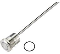 TRU COMPONENTS TC-9554780 Poussoir sensitif 24 V 0.5 A 1 x Off/(On) à rappel vert, rouge (Ø) 18 mm IP65 1 pc(s)
