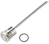 TRU COMPONENTS TC-9554796 Poussoir sensitif 24 V 0.5 A 1 x Off/(On) à rappel vert, rouge (Ø) 25 mm IP65 1 pc(s)