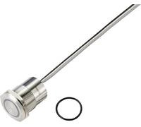 TRU COMPONENTS TC-9554804 Poussoir sensitif 24 V 0.5 A 1 x Off/(On) à rappel vert, rouge (Ø) 25 mm IP65 1 pc(s)