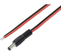 TRU COMPONENTS TC-9556652 Câble de raccordement basse tension DC mâle - extrémité(s) ouverte(s) 5.5 mm 2.5 mm 2.00 m