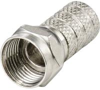 TRU COMPONENTS TC-9556788 F mâle Connexions: Fiche mâle F Diamètre de câble: 6 mm