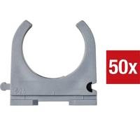 TRU COMPONENTS TC-9859376 Collier de serrage EN25 25 mm gris 50 pc(s)