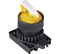 TRU COMPONENTS TC-9860200 S2SRN-L5KY Bouton sélecteur levier jaune 2 x 45 °
