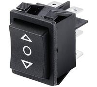 TRU COMPONENTS TC-9957468 Interrupteur à bascule R5-SP3072 250 V/AC 16 A 2 x (On)/Off/(On) momentané/0/momentané 1 pc(s)