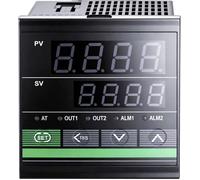 TRU COMPONENTS TC-CH702 PID Régulateur de température B, E, J, K, N, R, S, T, Pt100 -200 à 1820 °C SSR, Courant analogique (L x l x H) 73 x 72 x 72 mm