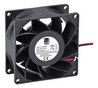TRU COMPONENTS TC-DA8038-B1 Ventilateur axial 24 V/DC 110 m³/h (L x l x H) 80 x