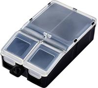 TRU COMPONENTS TC-ERB-9057 Mallette de rangement (L x l x H) 113 x 60 x 30 mm Nombre de compartiments: 2 séparations variables