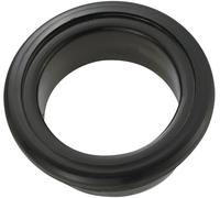 TRU COMPONENTS TC-GEQR-2015203 Manchon de câble ouvert Ø max. des bornes 15.5 mm Epaisseur de plaque (maxi) 2 mm PVC noir 100 pc(s)
