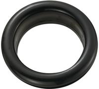 TRU COMPONENTS TC-GEQR-2621203 Manchon de câble ouvert Ø max. des bornes 20.8 mm Epaisseur de plaque (maxi) 2.4 mm PVC noir 100