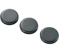 TRU COMPONENTS TC-GMCQR-2015203 Passe-câbles plein(e) Ø max. des bornes 15.5 mm Epaisseur de plaque (maxi) 1.7 mm PVC noir 100