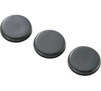 TRU COMPONENTS TC-GMCQR-2518203 Passe-câbles plein(e) Ø max. des bornes 18.9 mm Epaisseur de plaque (maxi) 1.5 mm PVC noir 100